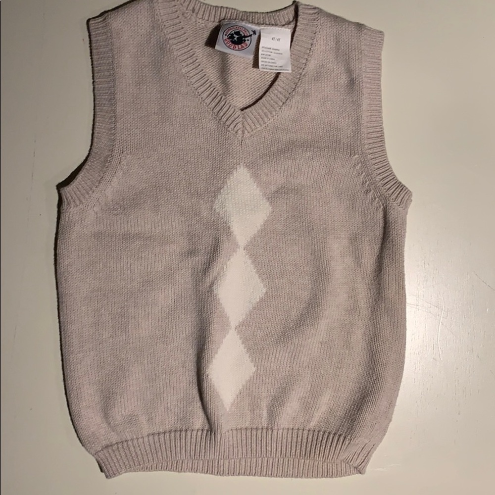 Good Lad Beige Sweater Vest 4T